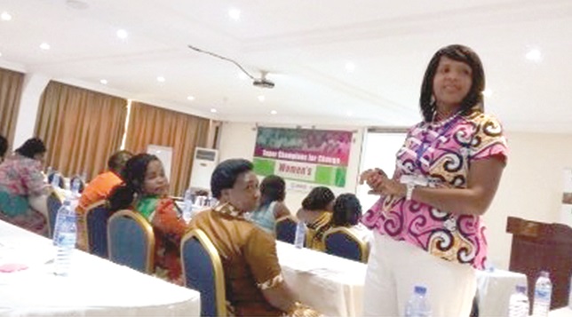 Some project leaders interacting with women at the Super Champions for Change conference Some project leaders interacting with women at the Super Champions for Change conference